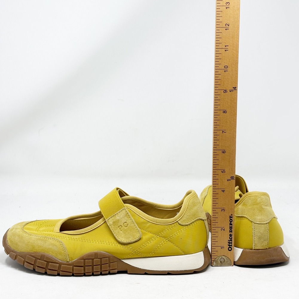 Project Cloud Yellow Suede Mary Jane Sneakers Womens 8.5 Memory Foam Gum Sole - Picture 10 of 14